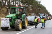 ​Польські фермери відновили блокаду на одному з пунктів пропуску з Україною