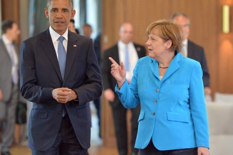 Обама и Меркель призвали к скорейшему выполнению Минских договоренностей