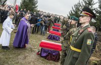 Во Львовской области перезахоронили польских военных