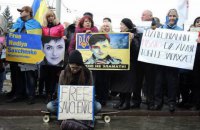 Більш як тисяча потягів дали символічний гудок в рамках акції #‎FreeSavchenko