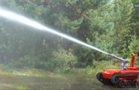 У ДСНС презентували та випробували пожежний робот ARKAN Fire