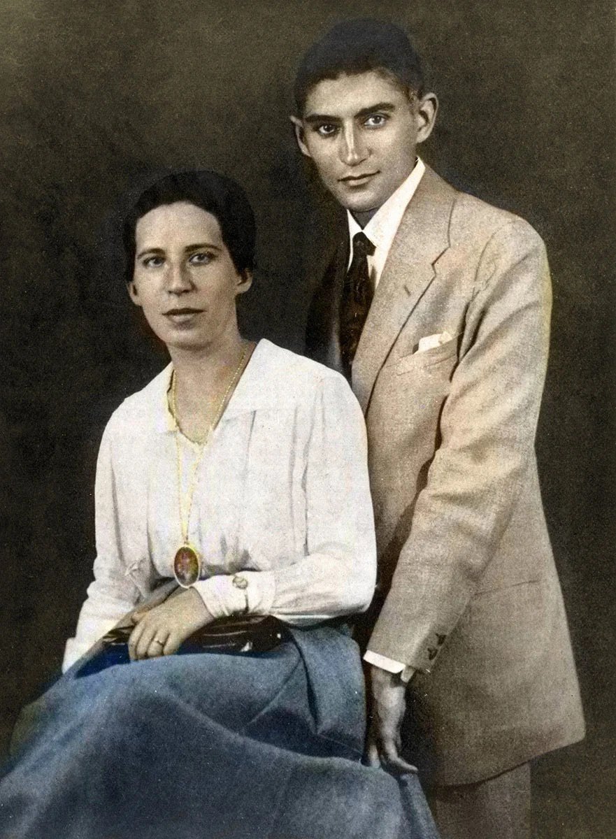 Франц Кафка з нареченою Феліцією Бауер, Будапешт, липень 1917