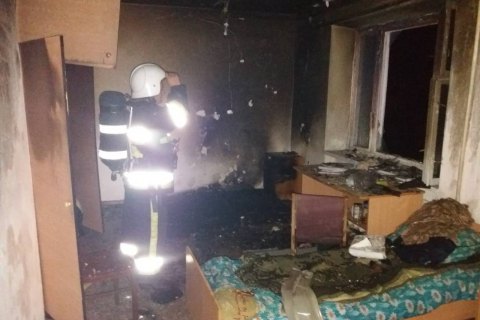 В Каменце-Подольском горело общежитие для учеников-инвалидов