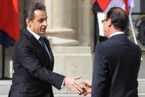 Встреча Олланда и Саркози превысила регламент