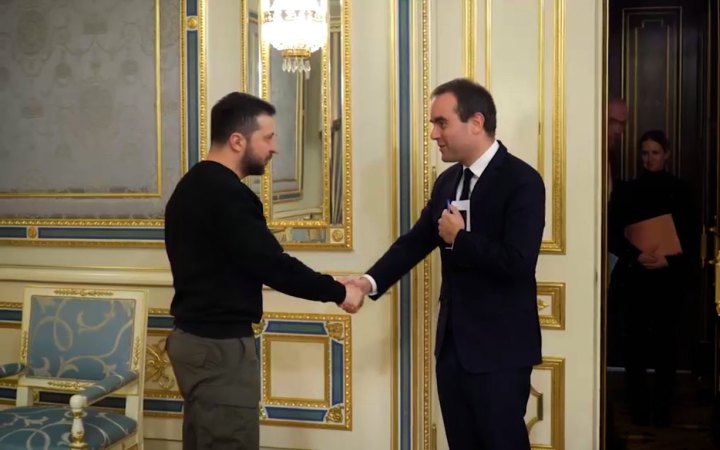 Зеленський зустрівся з міністром оборони Франції