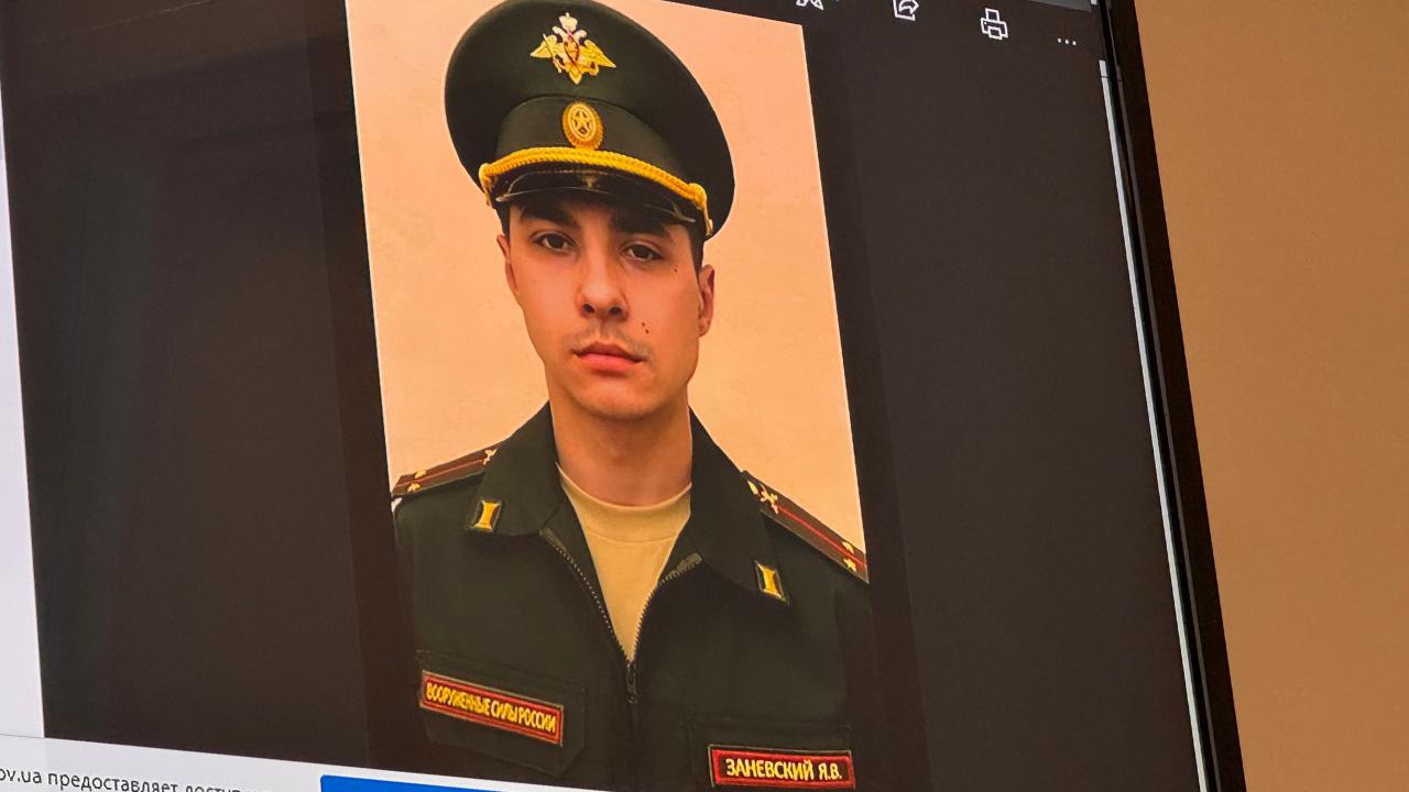 Ян Заневський, російський військовий, куратор ФСБ. Фото з зали суду