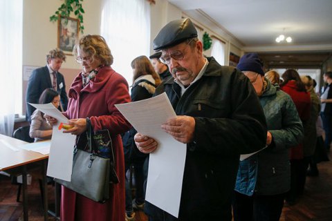 Обнародованы промежуточные результаты выборов в Киеве 