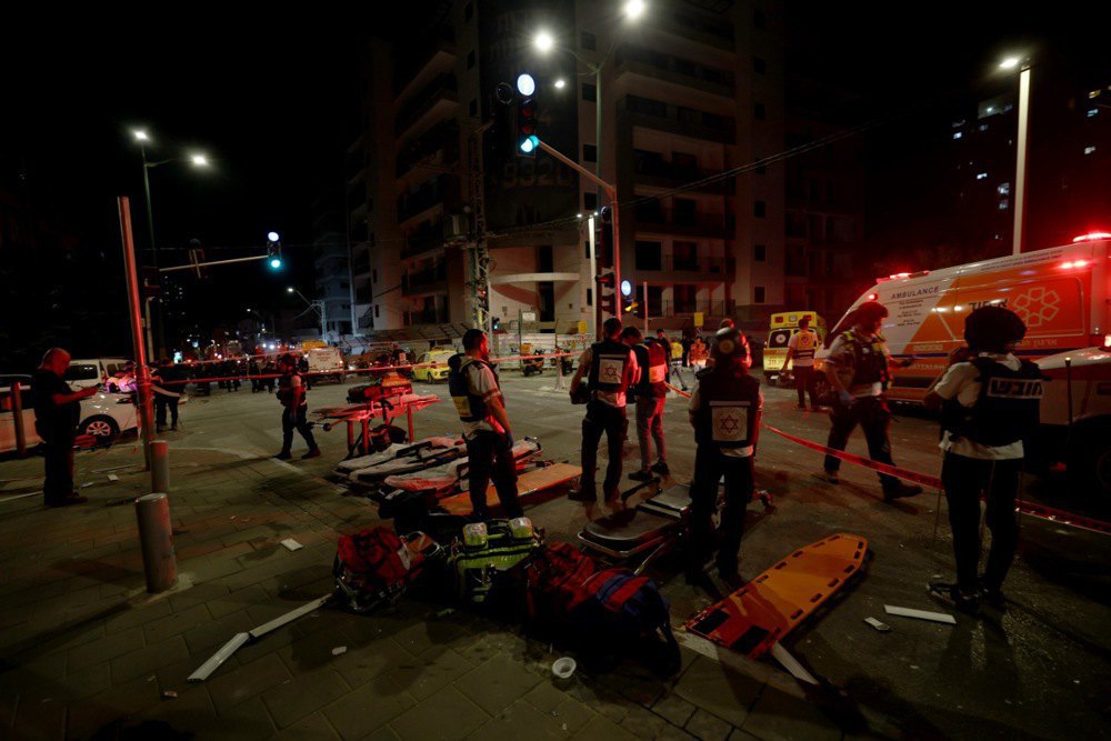 наслідки ракетного удару Ірану