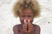 В Меланезии блондины не похожи на европейских