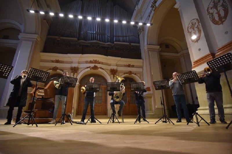 Брас-ансамбль Луганської філармонії у Львівському органному залі