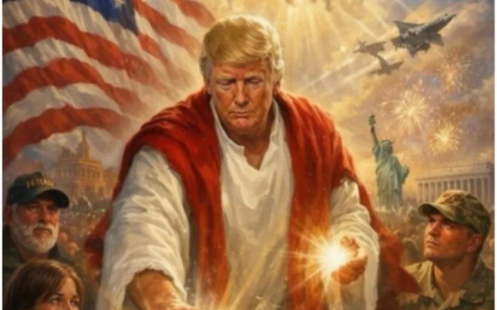 Трамп видалив із соцмереж ШІ-зображення себе в образі Ісуса Христа