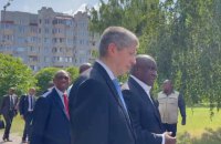 Президент ПАР та інші африканські лідери відвідали Бучу