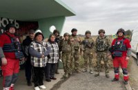 Екіпаж "Білих янголів" евакуював трьох цивільних мешканців Куп'янщини