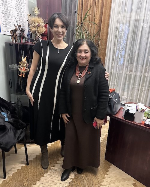 Соня Кошкіна і письменниця Марія Матіос