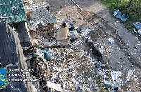 У прокуратурі показали наслідки ракетної атаки по фермі на Харківщині