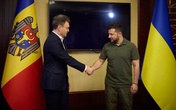 Зеленський зустрівся з прем'єром Молдови