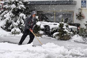 На Италию обрушились снегопады и сильные морозы