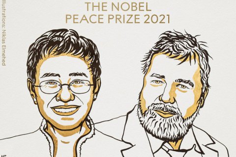 Нобелівську премію миру отримали журналісти