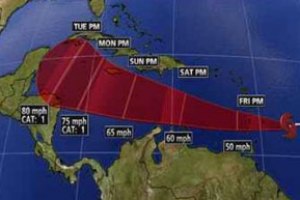 Тропический шторм "Эрнесто" угрожает Наветренным островам
