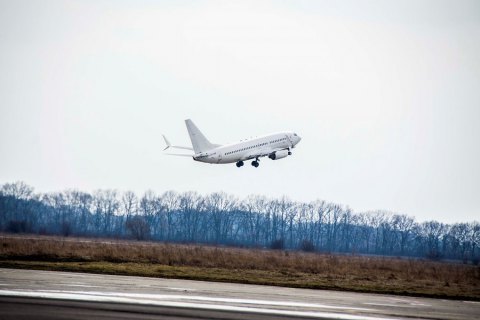 Из аэропорта Полтавы отправился первый международный рейс