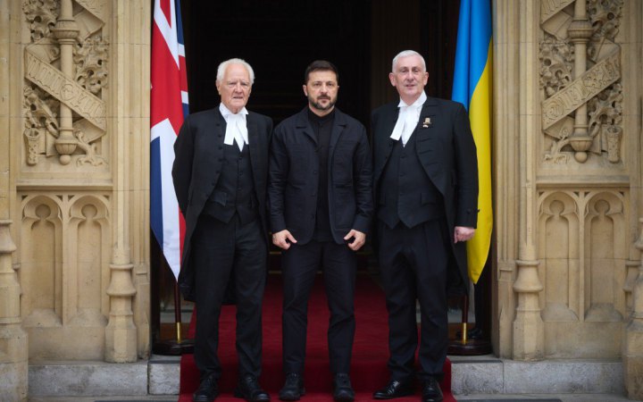 Зеленський у Британії зустрівся зі спікерами Палати громад та Палати лордів