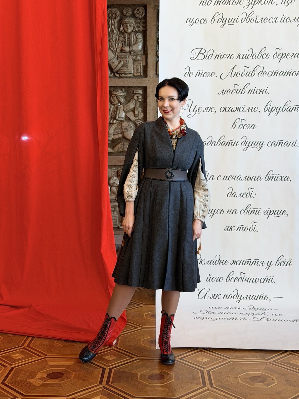 Соня Кошкіна під час прем'єри вистави 'Маруся Чурай'.