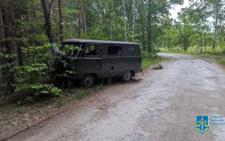 Внаслідок обстрілу росіянами автомобіля на Сумщині загинули 6 осіб