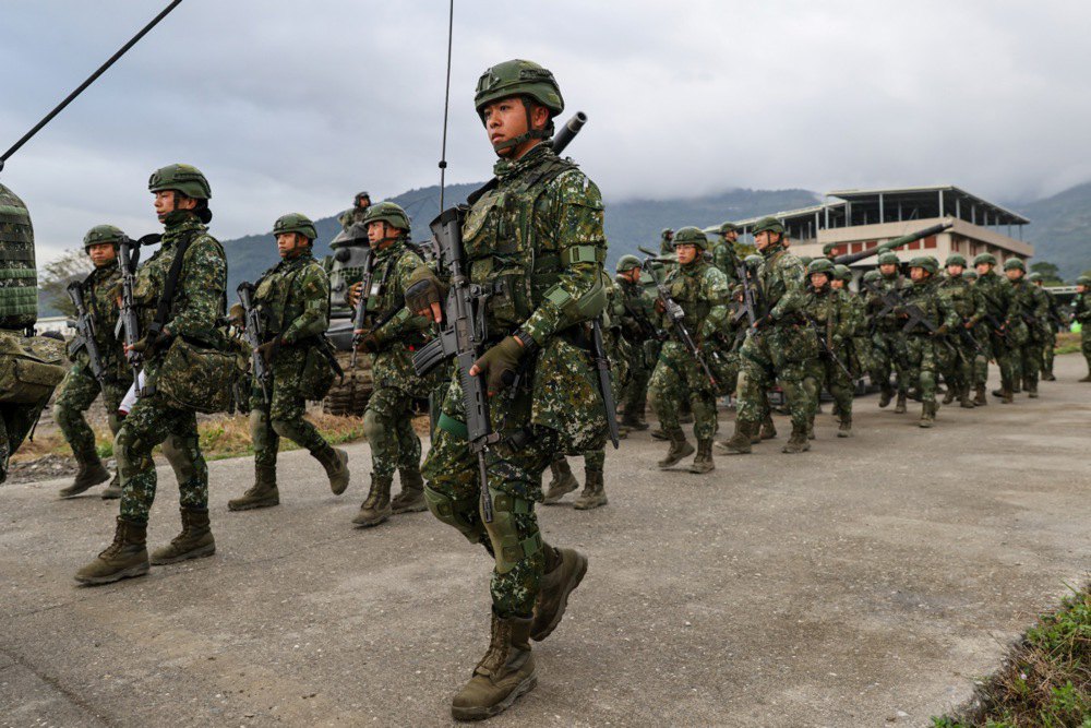 Військові навчання армії Тайваню в Тайдуні, 31 січня 2024 р.