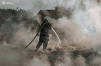 У Бориспільському районі Київщини через дронову атаку пошкоджений ангар