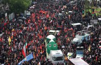 В Ірані відбувся похорон військових командирів та вчених, вбитих під час атак Ізраїлю