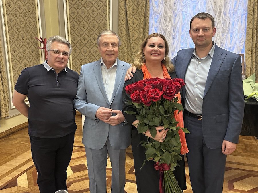 Микола Дядюра, Петро Чуприна, Людмила Монастирська, Анатолій Соловʼяненко. 27 червня 2025 року, Київ