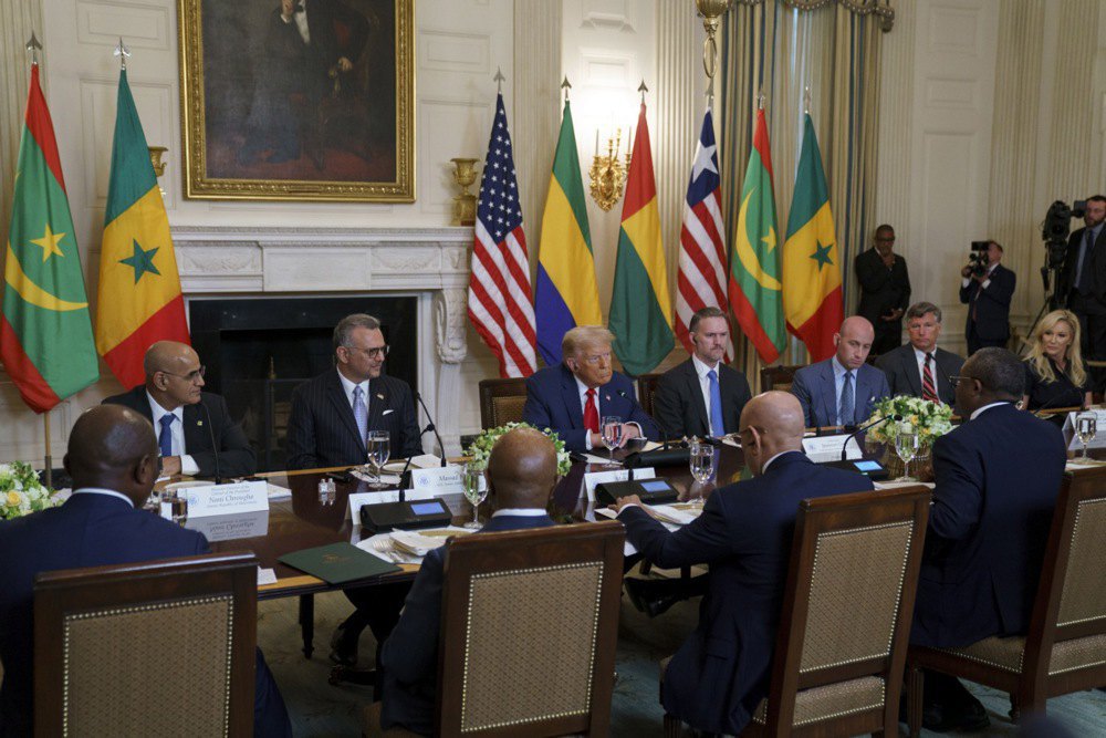 Президент США Дональд Трамп зустрівся з африканськими лідерами у Білому домі, 9 липня 2025 року