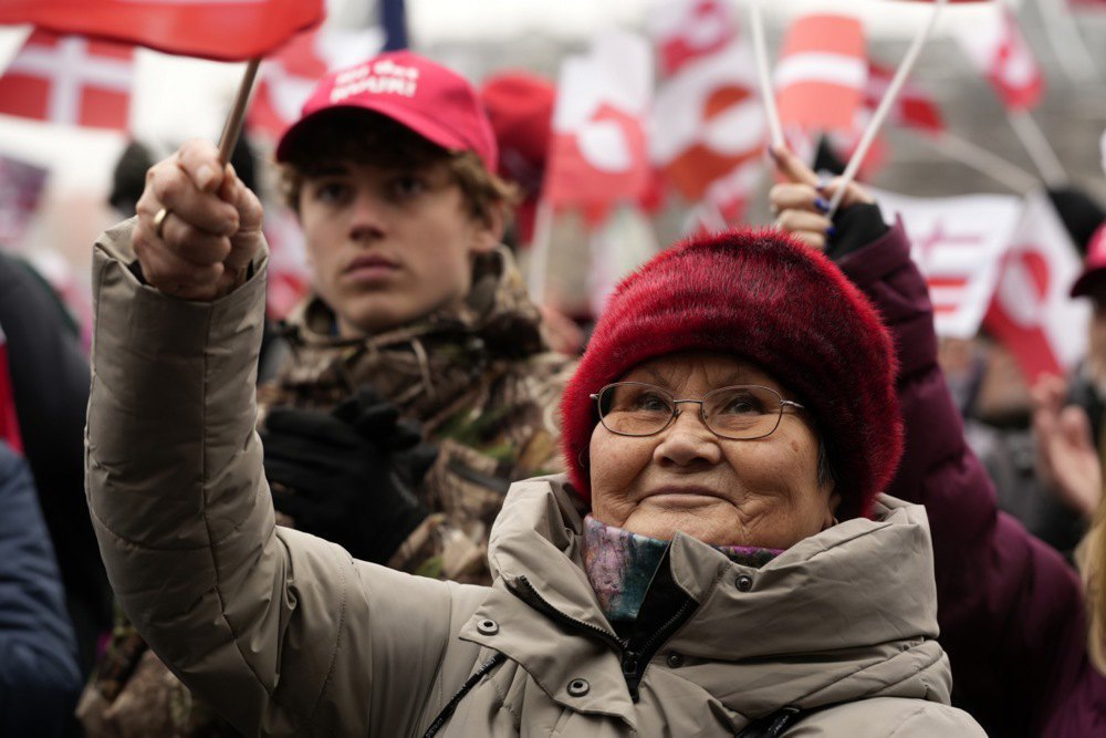 Мітинг напідтримку Гренландії. Копенгаген, 17 січня 2026 року 