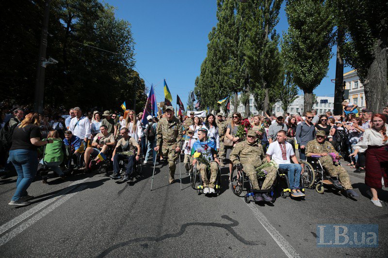 Марш ветеранів на честь Дня Незалежності в Києві, 24 серпня 2019