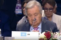 Гутерреш на саміті BRICS закликав до встановлення справедливого миру в Україні