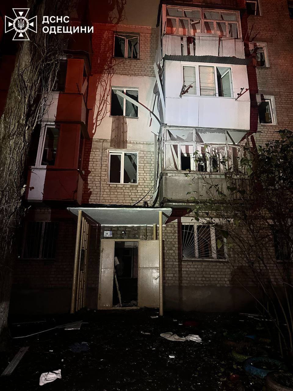 наслідки російської атаки у Одесі