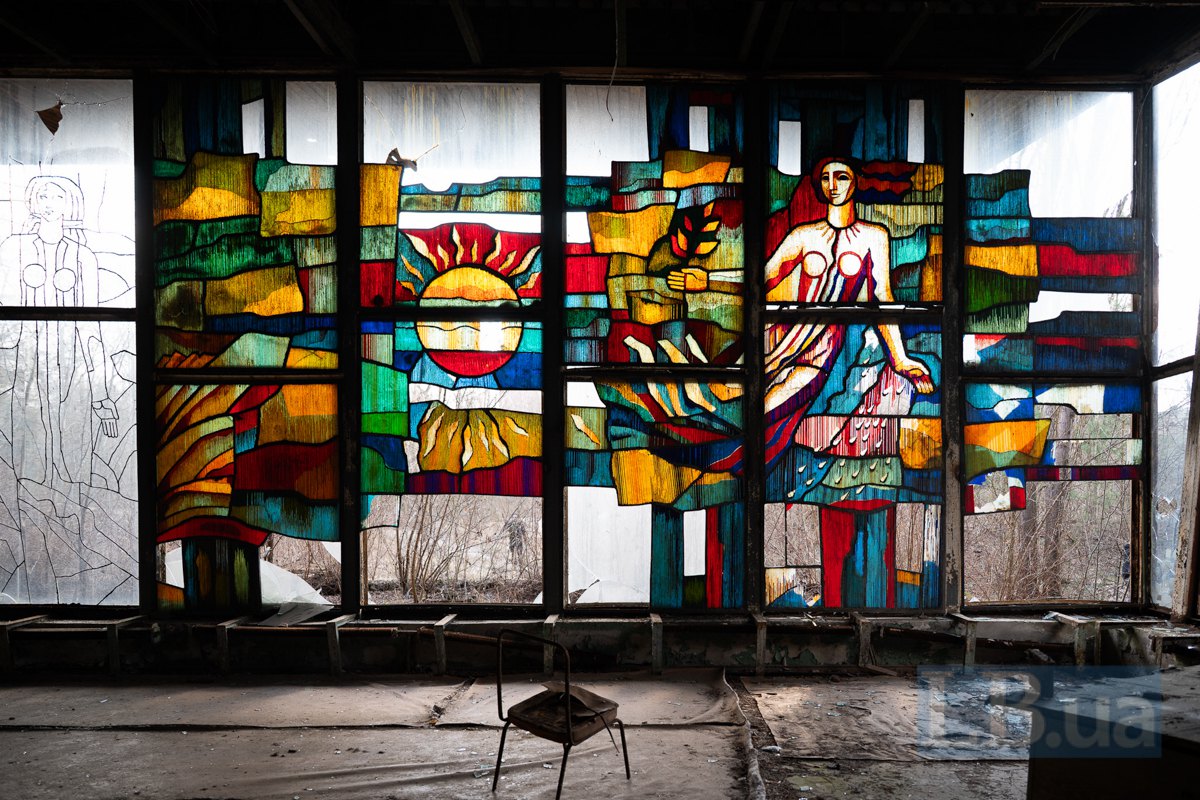 Мозаїка всередині кафе «Прип'ять»