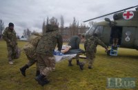 Боевики ранили военного возле Песков