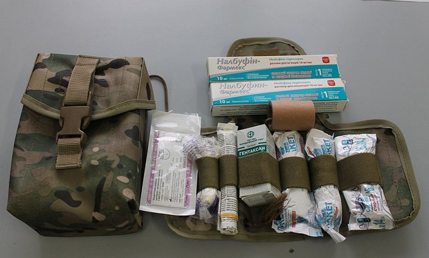 Военная аптечка, соответствующая техстандам Украины