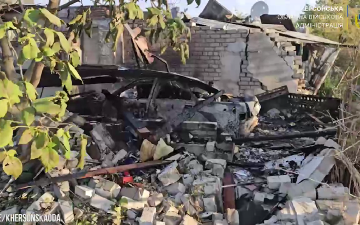 У Херсоні через артудар ворога постраждало літнє подружжя