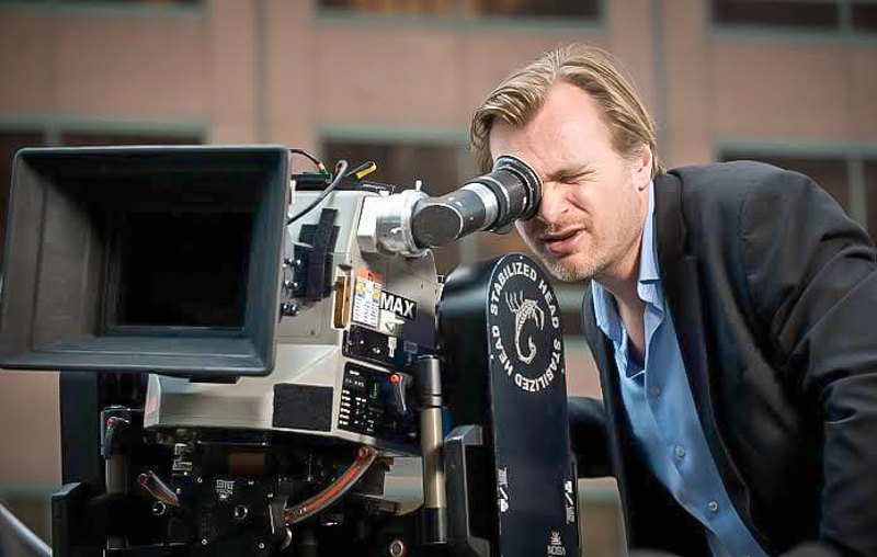 Крістофер Едвард Нолан на знімальному майданчику