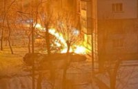 Внаслідок російського обстрілу у Запоріжжі виникли пожежі