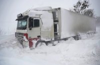 Прокуратура занялась снежным затором на трассе Киев-Чоп 