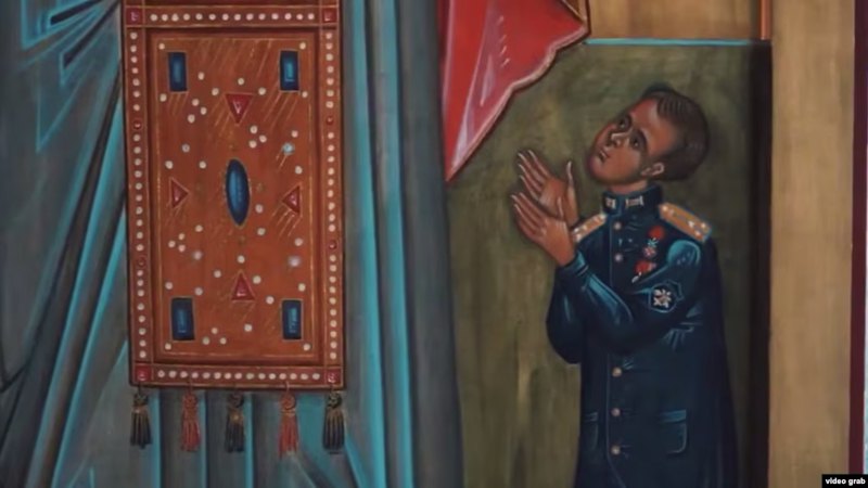 Учасники 'СВО' на іконах в храмі РПЦ.