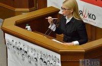 Тимошенко потребовала изменить стратегию управления страной