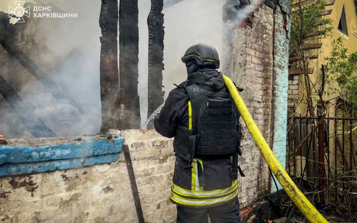Рятувальники ліквідували всі пожежі на Харківщині, які виникли унаслідок ворожої атаки 