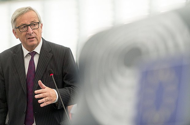 Президент Еврокомиссии Жан-Клод Юнкер 'фильтрует' инвестиции в целях защиты промышленности ЕС, 2019 г.