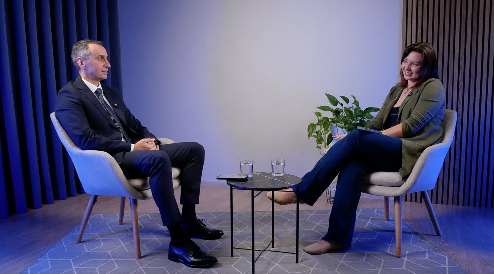міністр охорони здоров’я України Віктор Ляшко і редакторка напрямку здоров’я LB.ua Ірина Андрейців