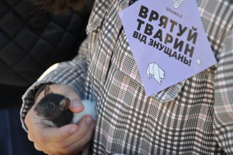 Марш за права тварин пройшов у Києві та Львові