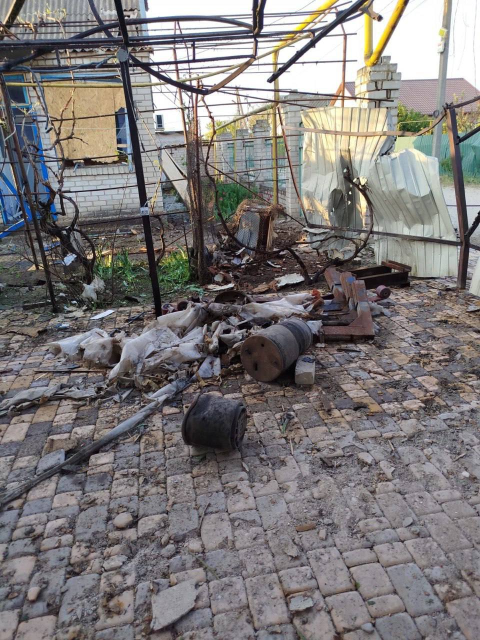 Наслідки російського обстрілу Білозерки на Херсонщині 5 травня 2025 року